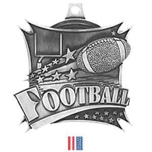 SILVER MEDAL/FLAG RIBBON