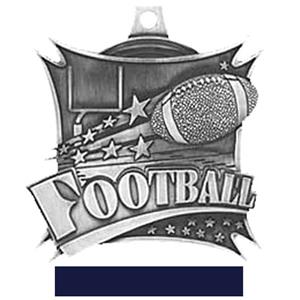 SILVER MEDAL/NAVY RIBBON