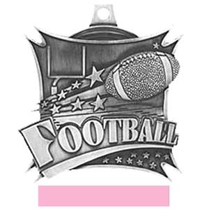 SILVER MEDAL/PINK RIBBON