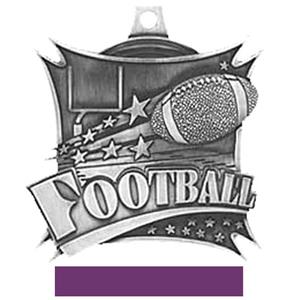 SILVER MEDAL/PURPLE RIBBON
