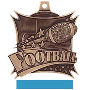 BRONZE MEDAL/LT. BLUE RIBBON