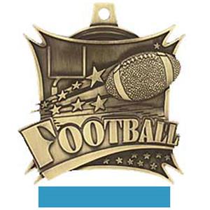 GOLD MEDAL/LT. BLUE RIBBON