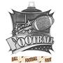 Hasty Awards Xtreme Football Medal M-701F