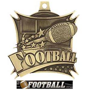 GOLD MEDAL/ULTIMATE FOOTBALL RIBBON