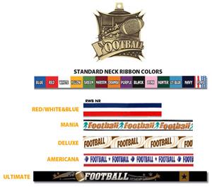 BRONZE MEDAL/AMERICANA FOOTBALL RIBBON
