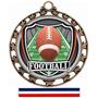 Hasty Awards Football Star Medal Insert M-4401