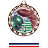 Hasty Awards 2.5" Football Medals M-4401