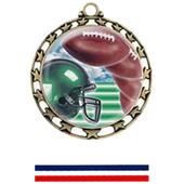 Hasty Awards 2.5" Football Medals M-4401
