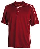 Vos Sports Polyester Polo Shirt with Piping Vos Sports Polyester Polo Shirt with Piping