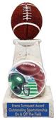 Hasty Awards 6" Football Stone Tower Trophies Hasty Awards 6" Football Stone Tower Trophies