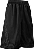 Vos Sports Polyester Mesh Shorts with Piping