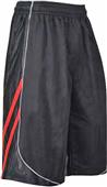 Vos Sports Mesh Shorts with Piping and Tape Color