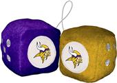 BSI NFL Minnesota Vikings Fuzzy Dice BSI NFL Minnesota Vikings Fuzzy Dice