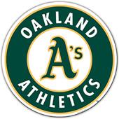MLB Oakland Athletics 12" Die Cut Car Magnets