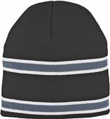 Augusta Sportswear Striped Knit Beanie Augusta Sportswear Striped Knit Beanie