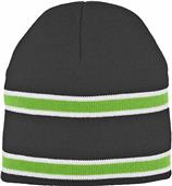 Augusta Sportswear Striped Knit Beanie Augusta Sportswear Striped Knit Beanie