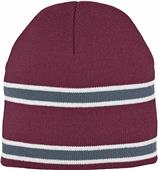 Augusta Sportswear Striped Knit Beanie Augusta Sportswear Striped Knit Beanie