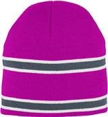 Augusta Sportswear Striped Knit Beanie Augusta Sportswear Striped Knit Beanie