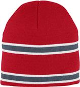 Augusta Sportswear Striped Knit Beanie Augusta Sportswear Striped Knit Beanie