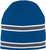 Augusta Sportswear Striped Knit Beanie Augusta Sportswear Striped Knit Beanie