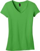 District Juniors Vintage Wash V-Neck Tee Shirts
