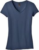 District Juniors Vintage Wash V-Neck Tee Shirts
