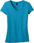 District Juniors Vintage Wash V-Neck Tee Shirts