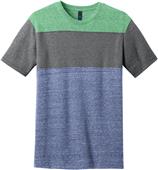 District Young Men's Tri-Blend Pieced Crewneck Tee