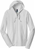 District Men's Lightweight Jersey Full-Zip Hoodie