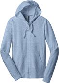 District Men's Lightweight Jersey Full-Zip Hoodie