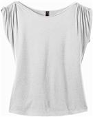 District Made Ladies Gathered Shoulder Tee Shirt