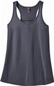 District Made Ladies Solid Gathered Racerback Tank