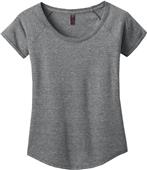 District Made Ladies Tri-Blend Scoop Tee Shirt