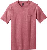 District Made Men's Tri-Blend Pocket Tee Shirt