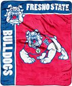 NCAA Fresno St School Spirit Raschel Throw