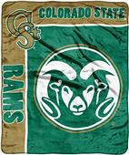 NCAA Colorado St School Spirit Raschel Throw