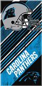 NFL Carolina Panthers Diagonal Beach Towels