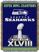 NFL Seahawks Super Bowl XLVIII Commemorative Throw NFL Seahawks Super Bowl XLVIII Commemorative Throw