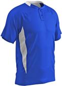 Clean-Up Two Button Placket Baseball Jersey Clean-Up Two Button Placket Baseball Jersey