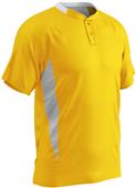 Clean-Up Two Button Placket Baseball Jersey Clean-Up Two Button Placket Baseball Jersey