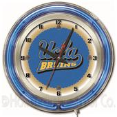 Holland UCLA NCAA Neon 19" Clock