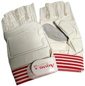 Adams Football Lineman 1/2 Finger Gloves-Closeout Adams Football Lineman 1/2 Finger Gloves-Closeout