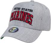 Heather Grey Marines Military Cap Heather Grey Marines Military Cap