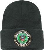 Army Emb. Classic Military Long Beanie