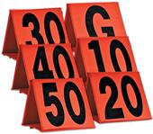 Non-Weighted Football Yard Markers (Set) Non-Weighted Football Yard Markers (Set)