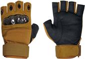 Military Half Finger Hard Knuckle Gloves