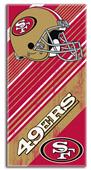NFL San Francisco 49ers Diagonal Beach Towels