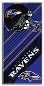 NFL Baltimore Ravens Diagonal Beach Towels