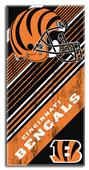 NFL Cincinnati Bengals Diagonal Beach Towels