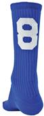 Red Lion "Solid Numbers" Blue Crew Socks Red Lion "Solid Numbers" Blue Crew Socks